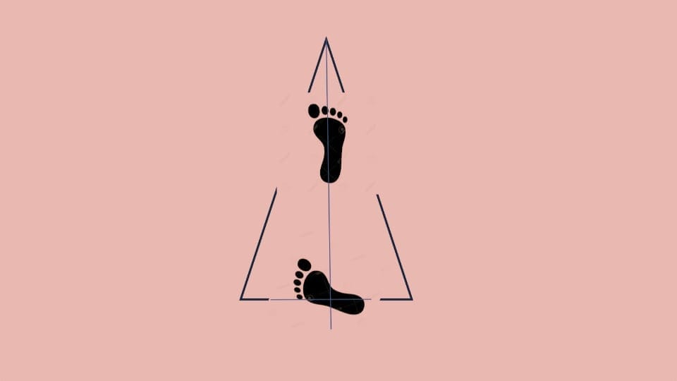 Triangle in rotation